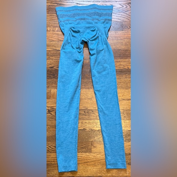 SANKOM PATENT ACTIVEWEAR LEGGINGS - LIGHT BLUE - Picture 3 of 5